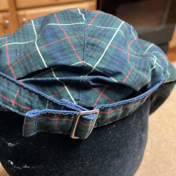 Vintage Polo Ralph Lauren Logo Plaid Newsboy Cap - Picture 11 of 11